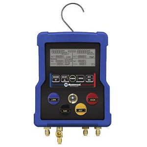 Mastercool 99972 4-Way Digital HVAC Charging Manifold with 72in Hoses