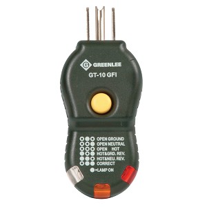 Greenlee GT-10GFI GFCI Receptacle Tester Polarity Cube