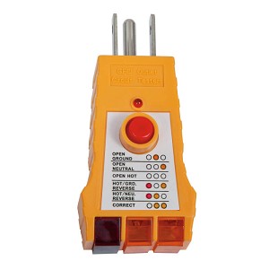 Klein Tools RT200 Pocket-Sized GFCI Receptacle Tester